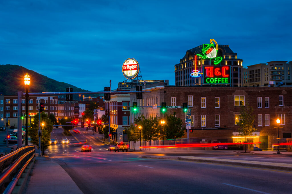 Williamson Rd at Night 